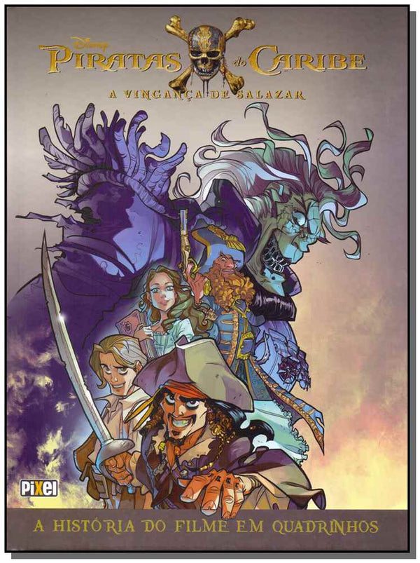 Capa do livro Piratas do Caribe - A Vingança de Salazar, de Alessandro Ferrari