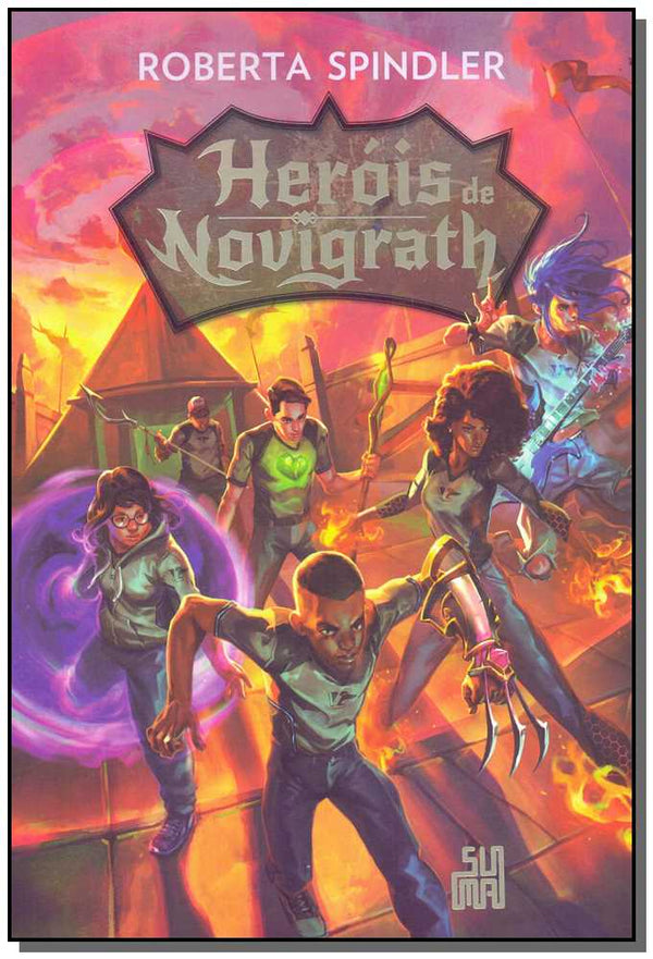 Capa do livro Heróis de Novigrath, de Roberta Spindler