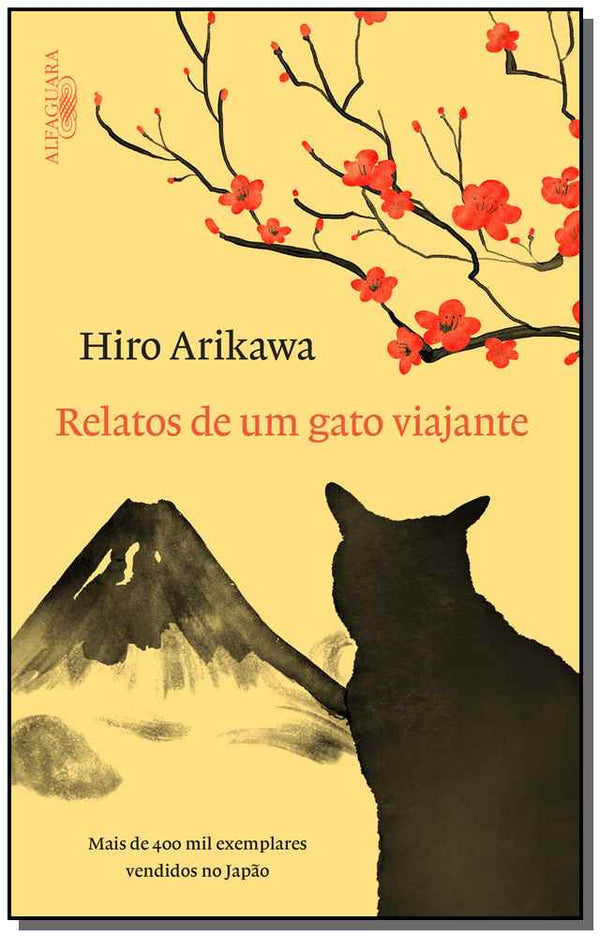 Capa do livro Relatos de um Gato Viajante, de Hiro Arikawa