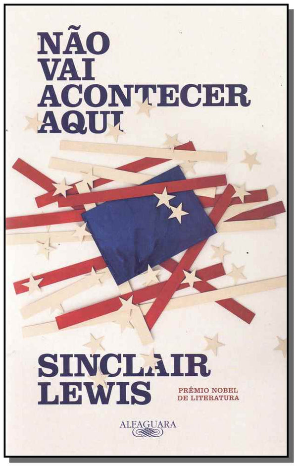 Capa do livro Não Vai Acontecer Aqui, de Sinclair Lewis