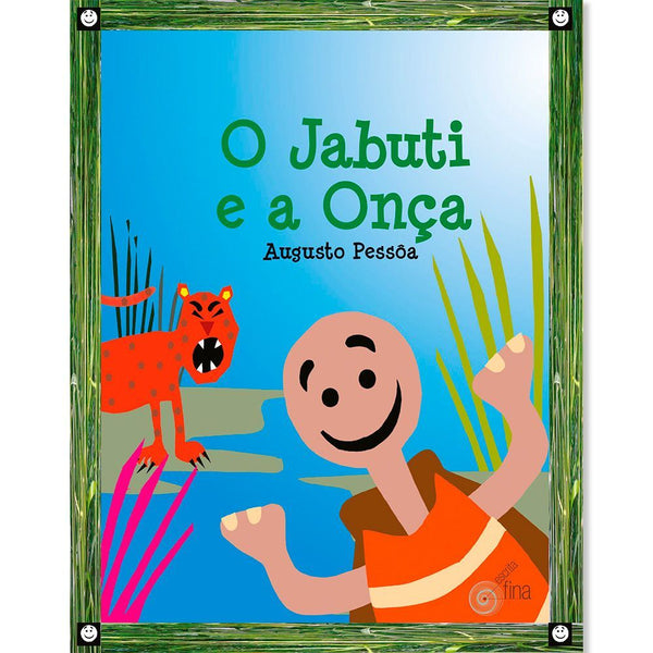 Capa do livro O Jabuti e a Onça, de Augusto Pessoa