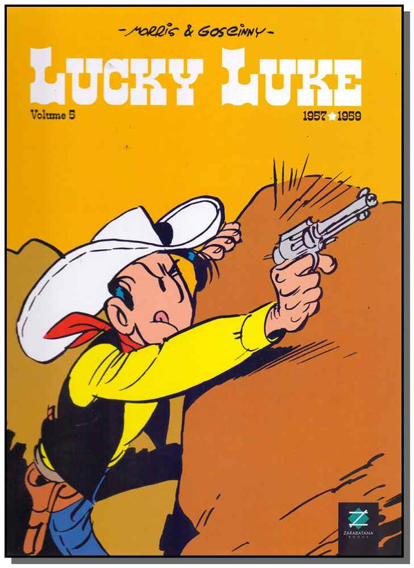 Capa do livro Lucky Luke - Vol.05 - Capa Dura, de Morris e Goscinny