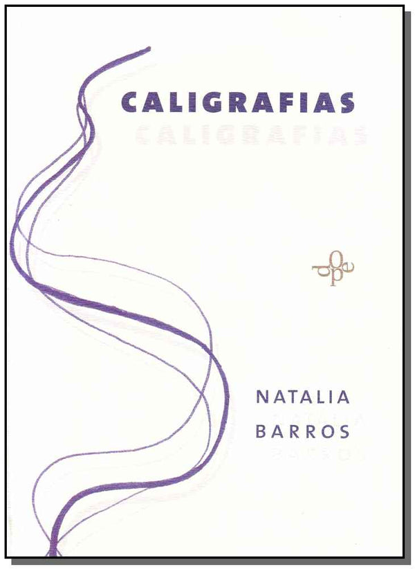 Capa do livro Caligrafias, de Natalia Barros