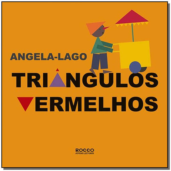 Capa do livro Triangulos Vermelhos, de Angela Lago