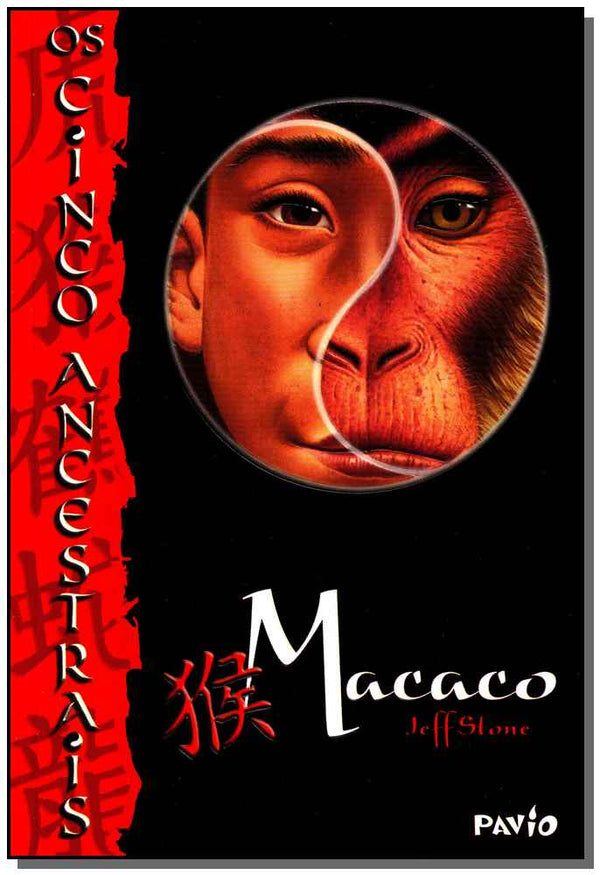 Capa do livro Macaco - Os Cinco Ancestrais, de Jeff Stone