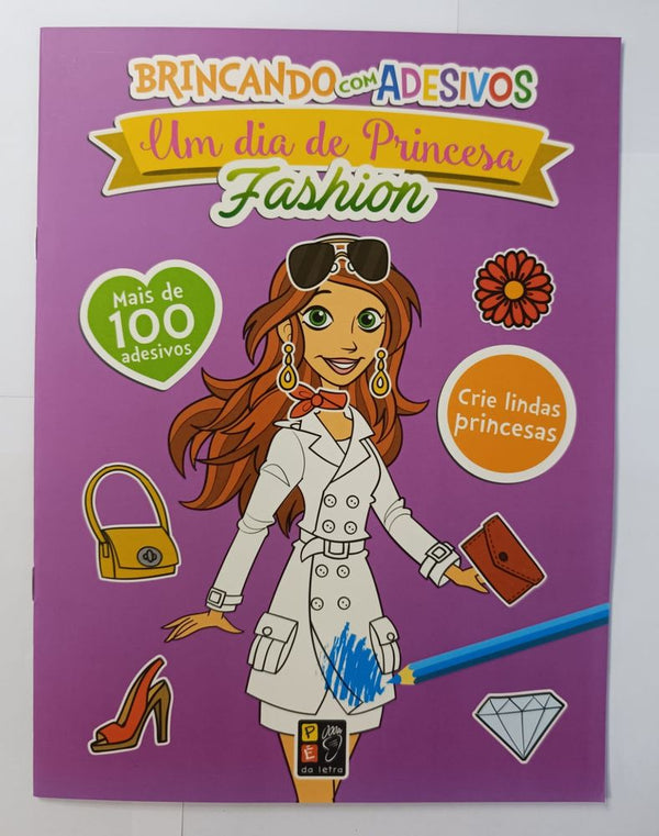 Capa do livro Um Dia de Princesa Fashion, de Editora Pe na Letra