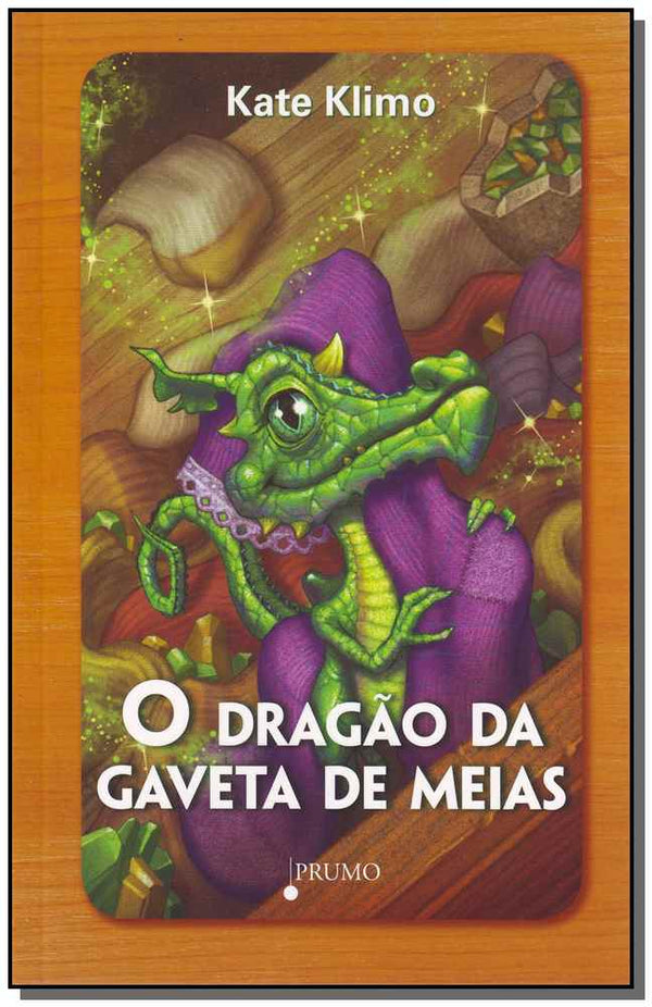 Capa do livro O Dragão da Gaveta de Meias, de Kate Klimo