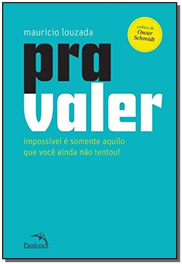 Capa do livro Pra Valer, de Mauricio Louzada