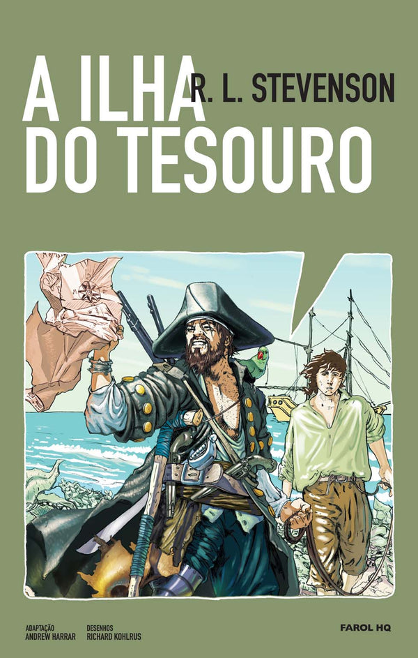Capa do livro A Ilha do Tesouro, de R. L. Stevenson