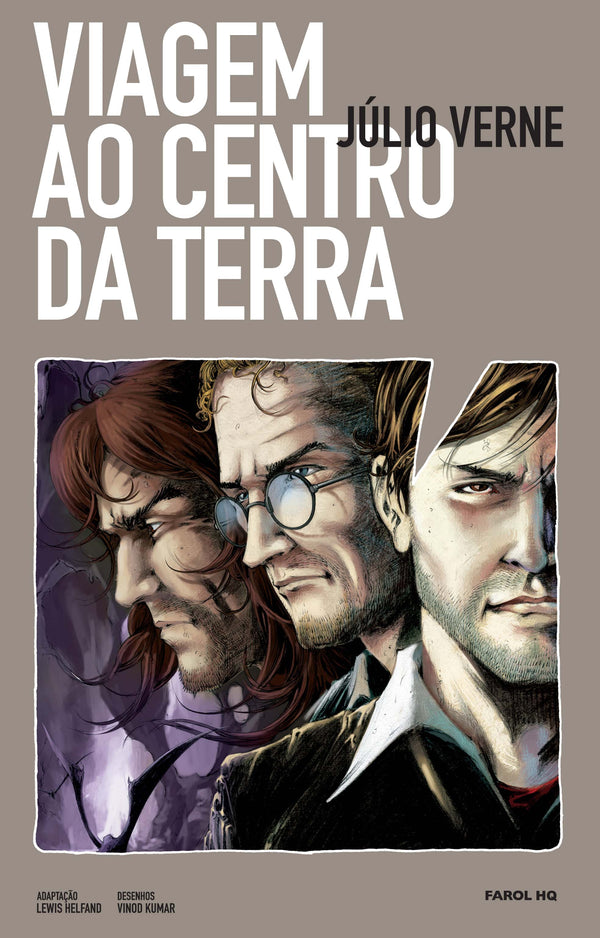 Capa do livro Viagem ao Centro da Terra, de Julio Verne