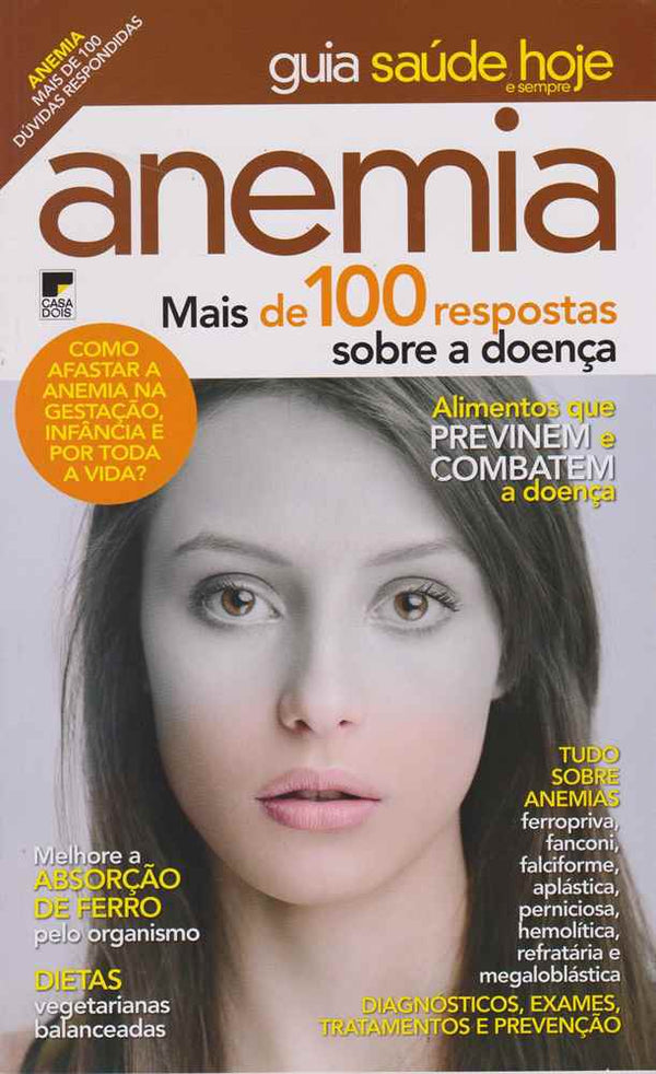 Capa do livro Guia Saúde Hoje e Sempre - Anemia, de Editora Casa Dois