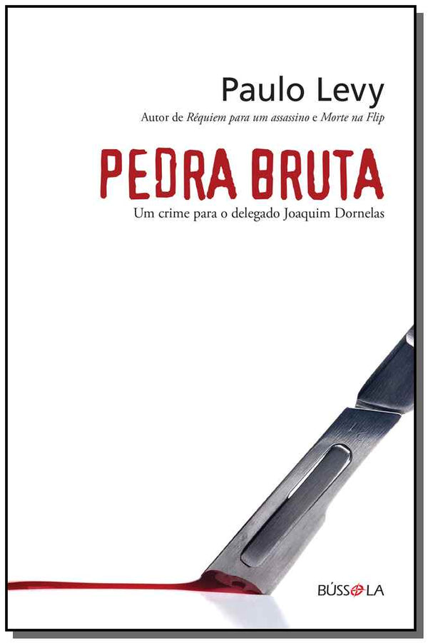 Capa do livro Pedra Bruta - Um Crime para o Delegado Joaquim Dornelas, de Paulo Levy