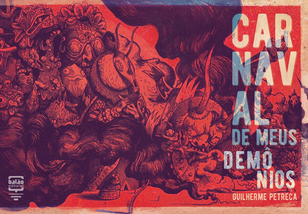 Capa do livro Carnaval de Meus Demônios, de Guilherme Petreca