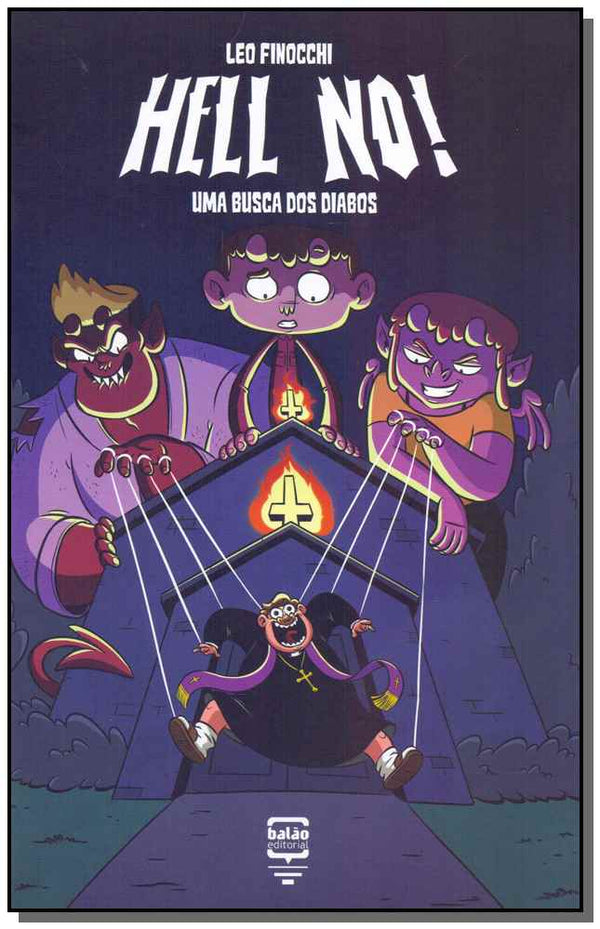 Capa do livro Hell No! - Uma Busca dos Diabos, de Leo Finocchi