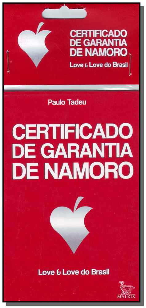 Certificado de Garantia de Namoro