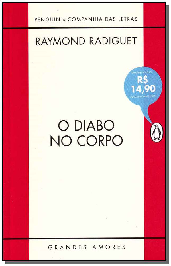 Capa do livro O Diabo no Corpo, de Raymond Radiguet