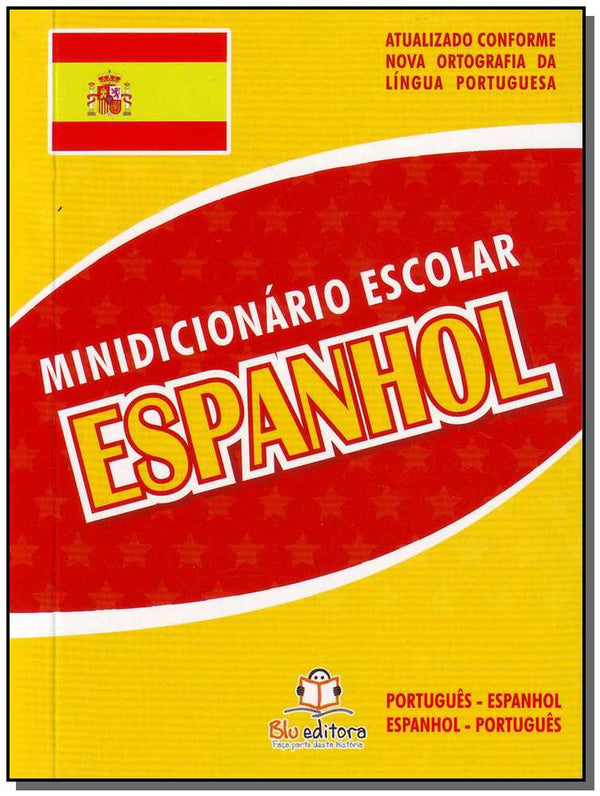 Capa do livro Minidicionário Escolar: Espanhol, de Editora Blu