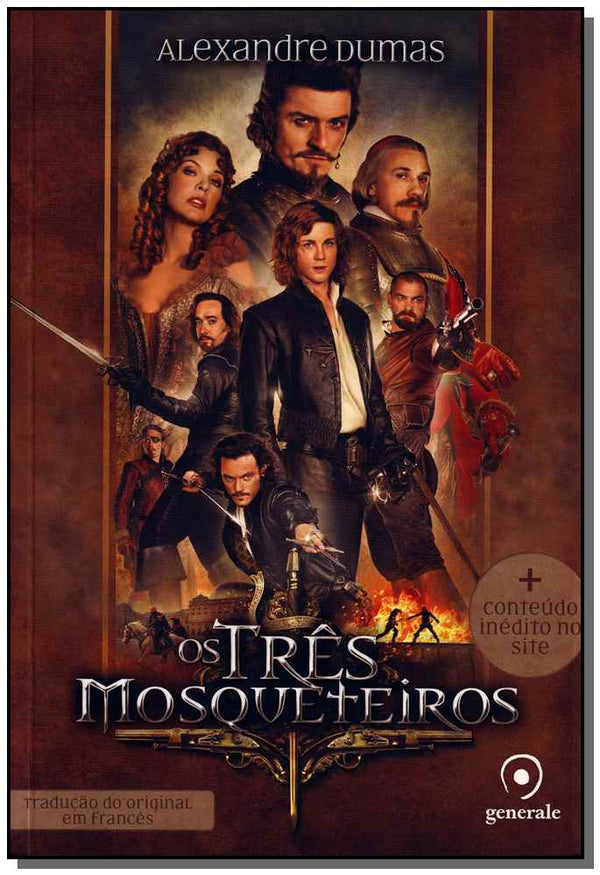 Capa do livro Os Três Mosqueteiros, de Alexandre Dumas