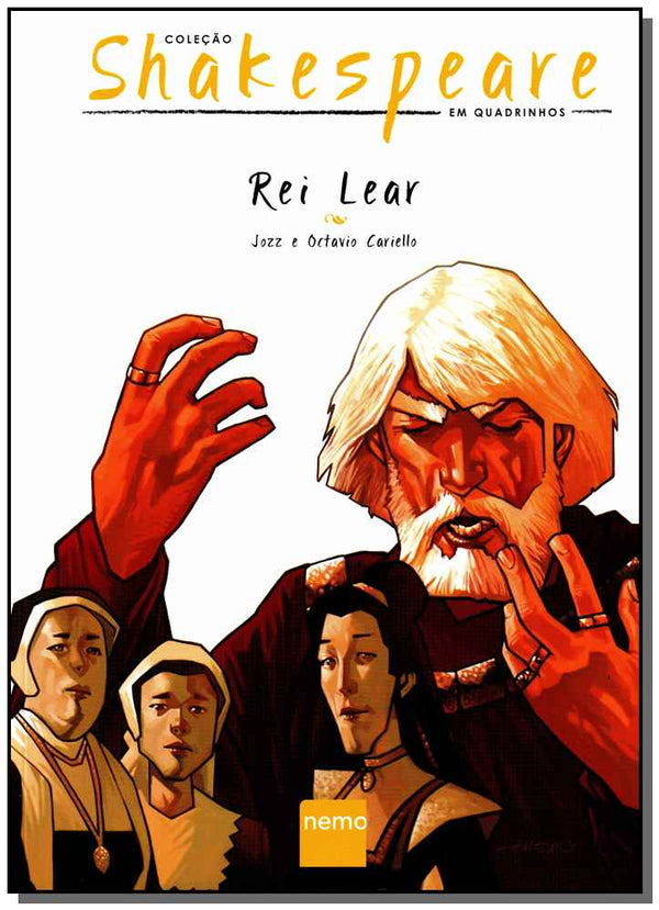 Capa do livro Rei Lear, de Jazz e Octavio Cariello