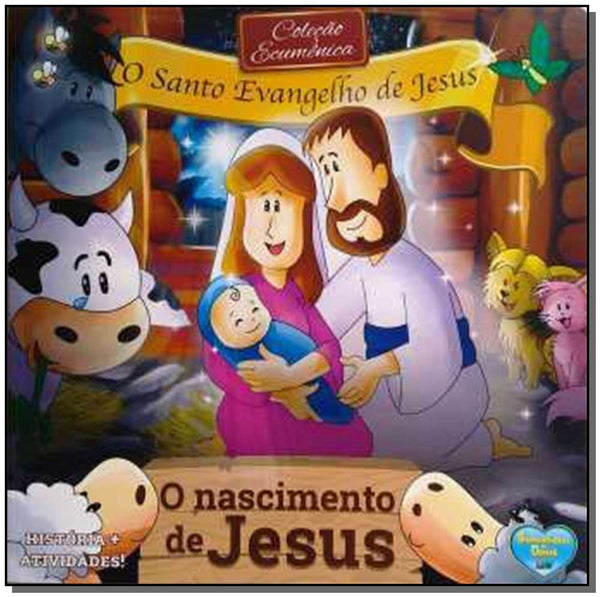Capa do livro O Nascimento de Jesus, de William Luz