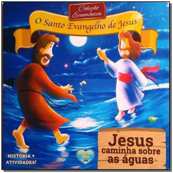 Capa do livro Jesus Caminha sobre as Águas, de William Luz