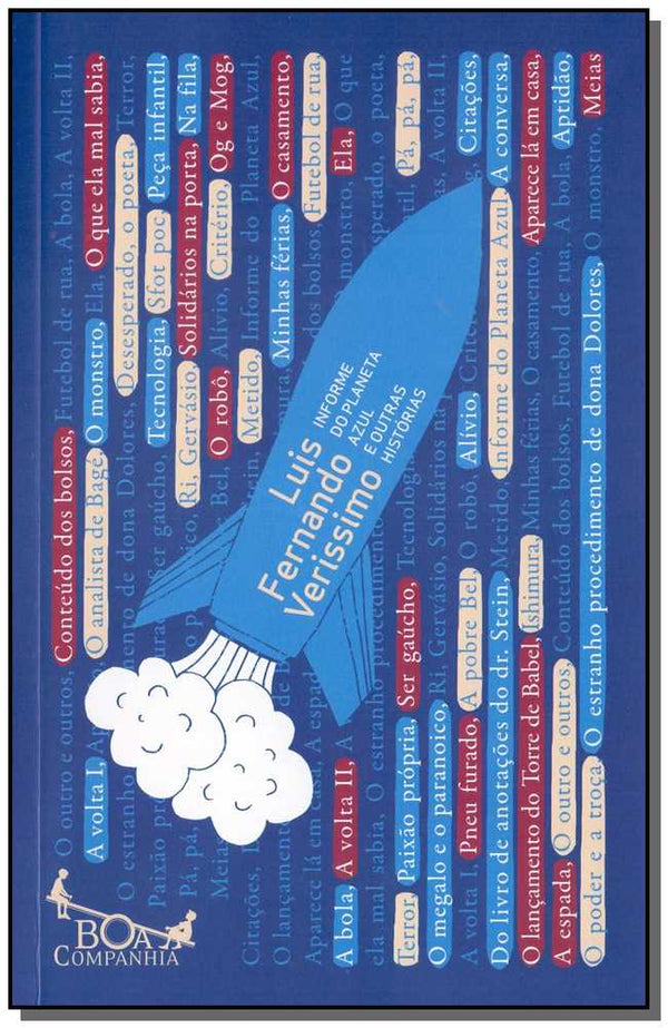Capa do livro Informe do Planeta Azul e Outras Histórias, de Luis Fernando Verissimo