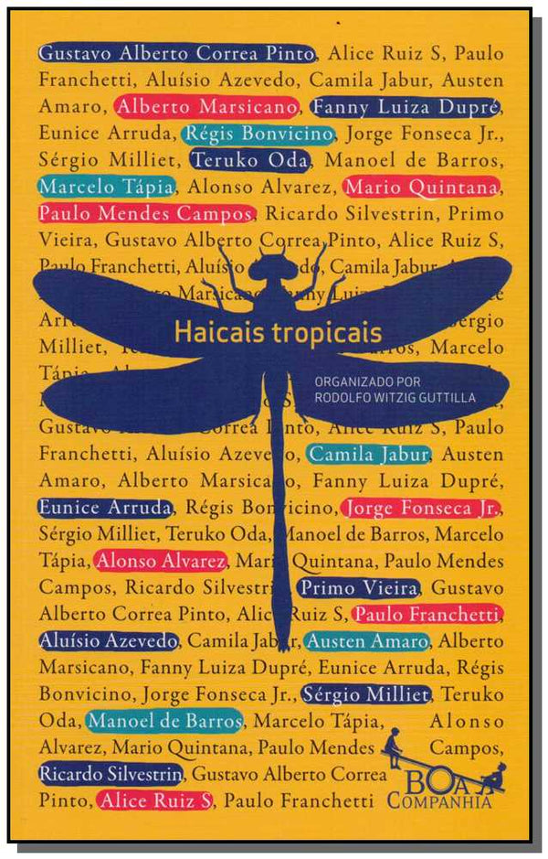 Capa do livro Haicais Tropicais, de Marsicano; Alvarez; Azevedo; Amaro