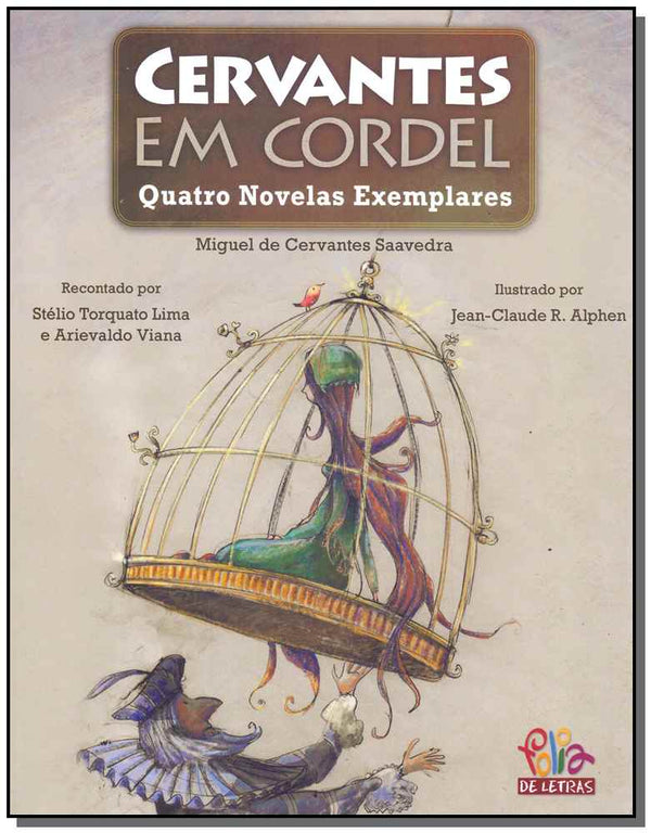 Capa do livro Cervantes em Cordel, de Miguel de Cervantes Saavedra