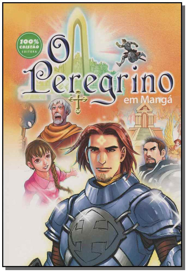 Capa do livro O Peregrino Mangá - John Bunyan - Edição em Quadrinhos, de John Bunyan