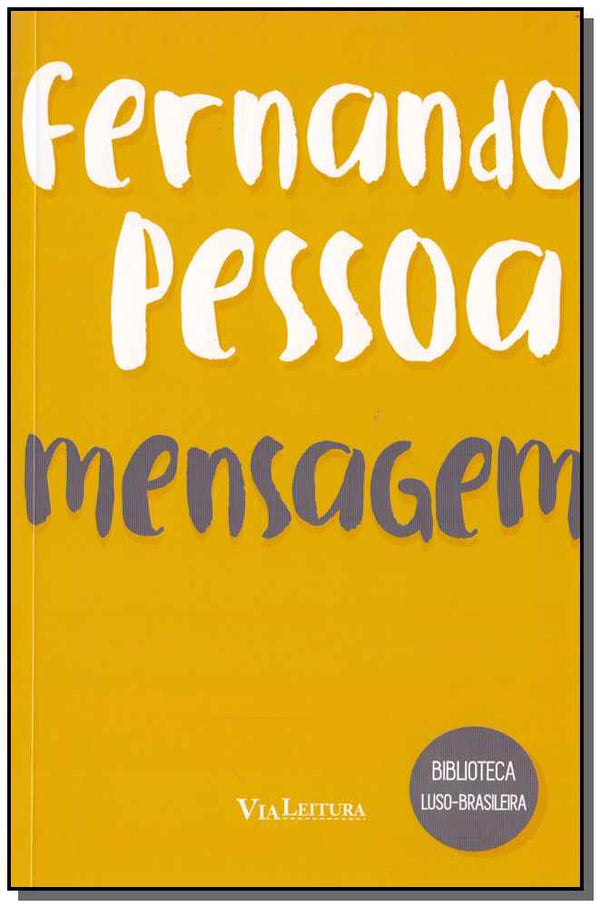 Capa do livro Mensagem, de Fernando Pessoa