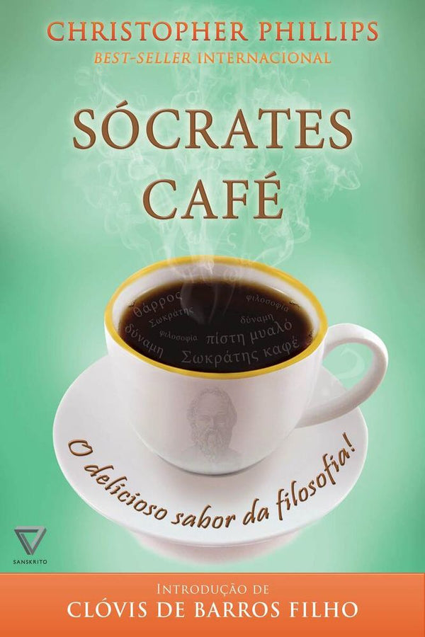 Capa do livro Sócrates Café - O Delicioso Sabor da Filosofia, de Christopher Phillips