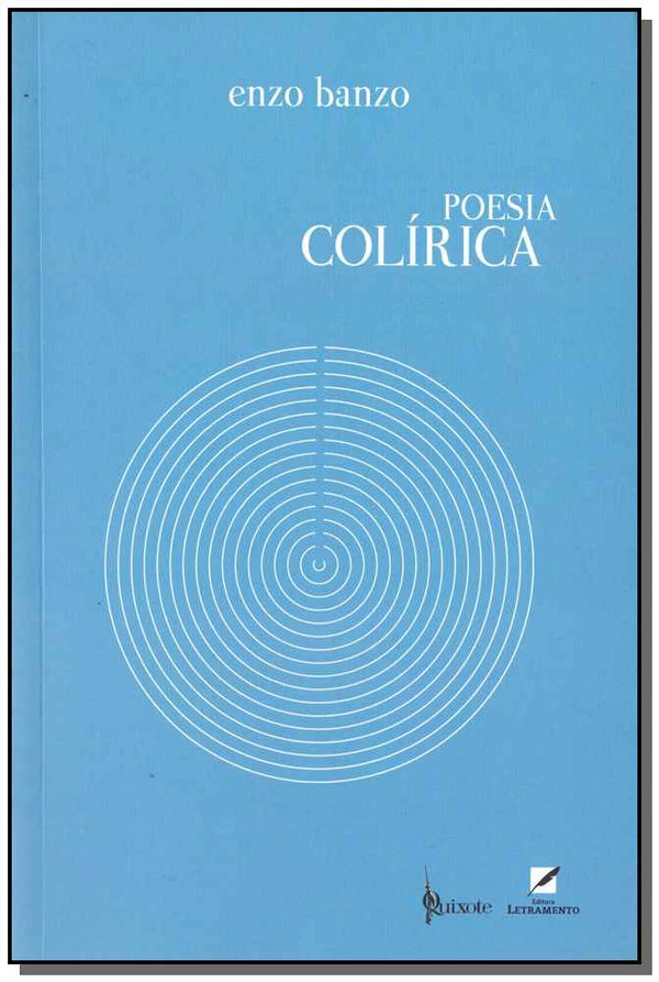Capa do livro Poesia Colírica, de Enzo Banzo