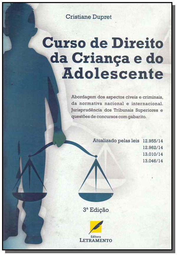 Capa do livro Curso de Direito da Criança e do Adolescente, de Cristiane Dupret