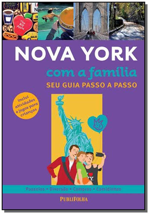 Capa do livro Nova York com a Familia - Seu Guia Passo a Passo, de Gallimard