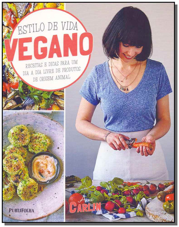 Capa do livro Estilo de Vida Vegano, de Aine Carlin