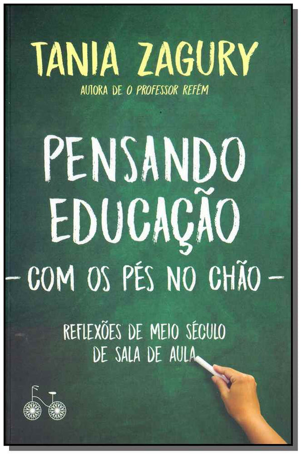 Capa do livro Pensando Educação - Com os Pés no Chão, de Tania Zagury