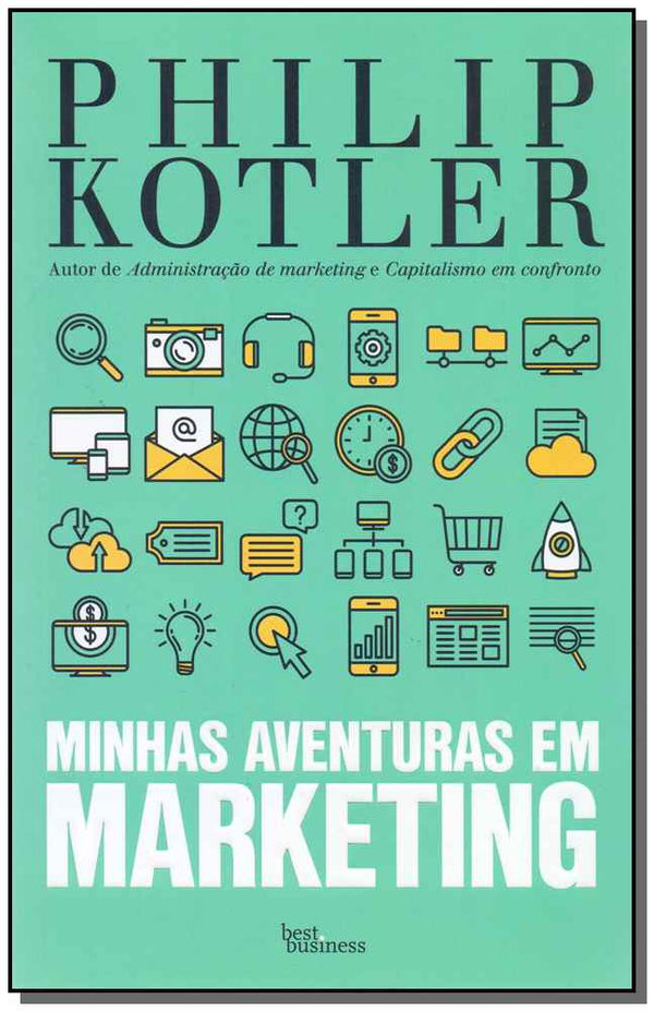 Capa do livro Minhas Aventuras em Marketing, de Philip Kotler