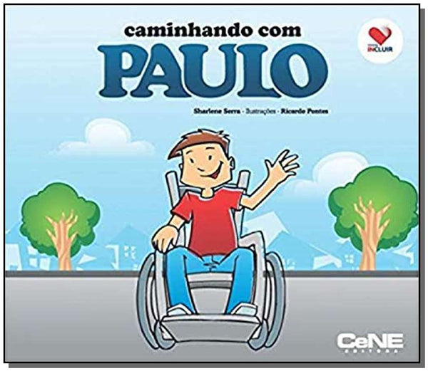 Capa do livro Caminhando com Paulo, de Sharlene Serra, Ricardo Pontes