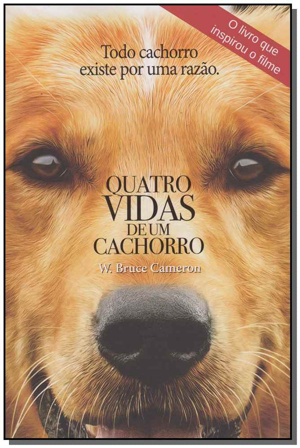 Capa do livro Quatro Vidas de um Cachorro, de W. Bruce Cameron