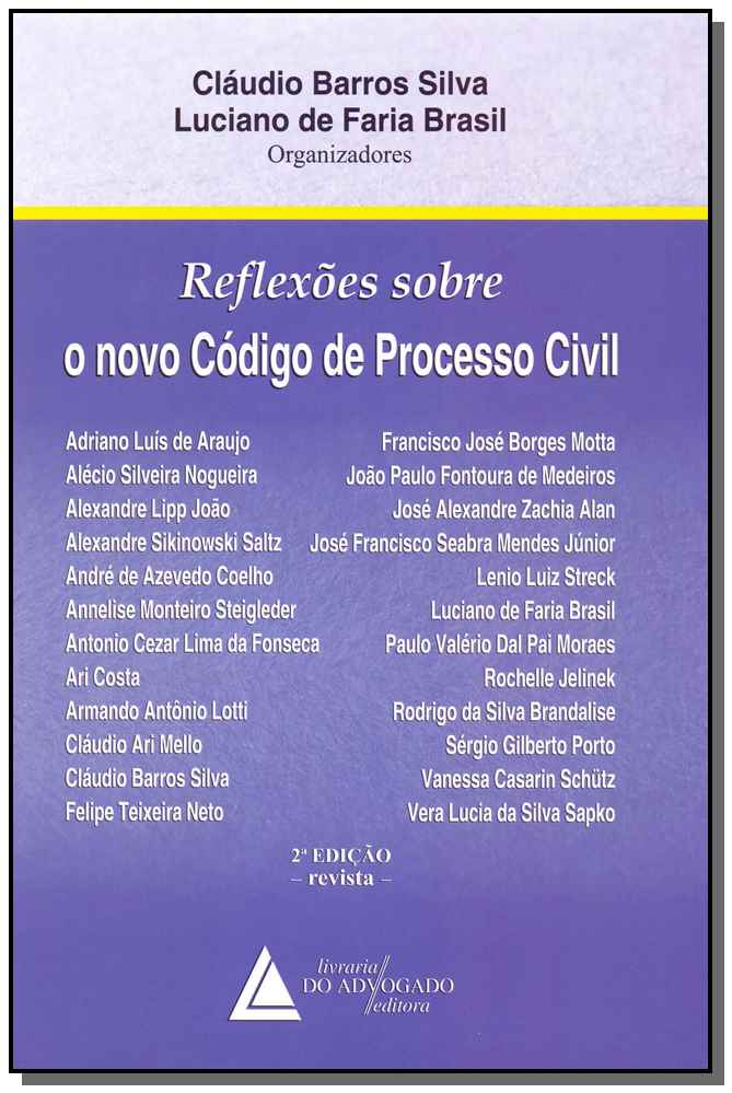 Reflexões sobre o Novo Código de Processo Civil
