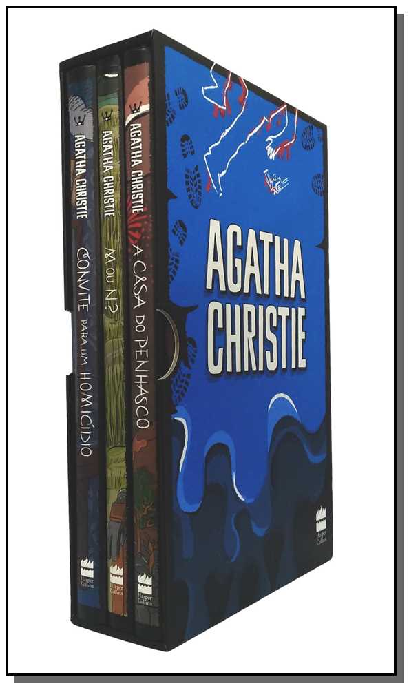 Capa do livro Col. Agatha Christie - Box 5 - 3 Vol. ( Azul), de Agatha Christie