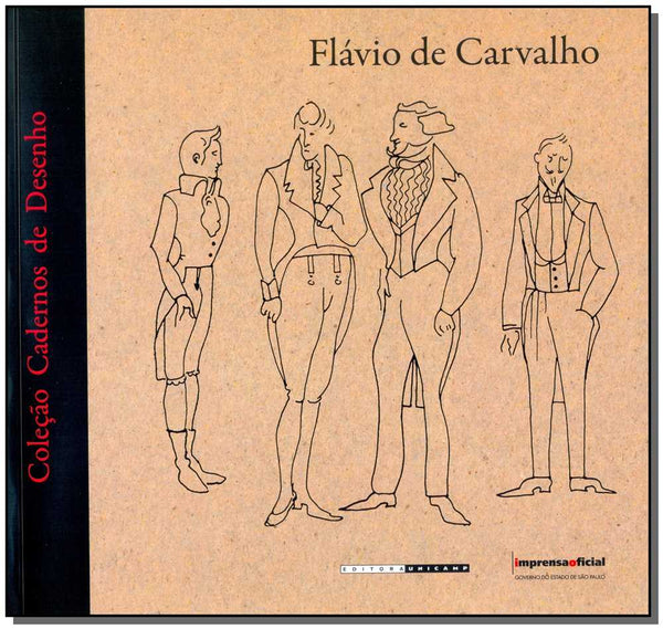 Capa do livro Col. Cadernos de Desenho - Flávio de Carvalho, de Flavio de Carvalho