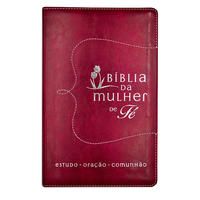 Bíblia da Mulher de Fé, Nvi, Couro Soft, Vermelho