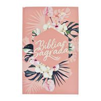 Capa do livro Bíblia Acf, Soft Touch, Capa Dura, Floral, Leitura Perfeita, de Thomas Nelson Brasil