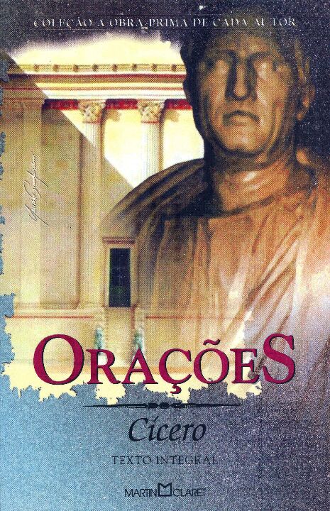 Capa do livro Orações, de Cicero