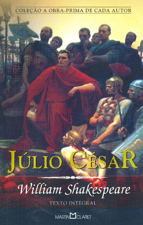 Capa do livro Júlio César, de William Shakespeare