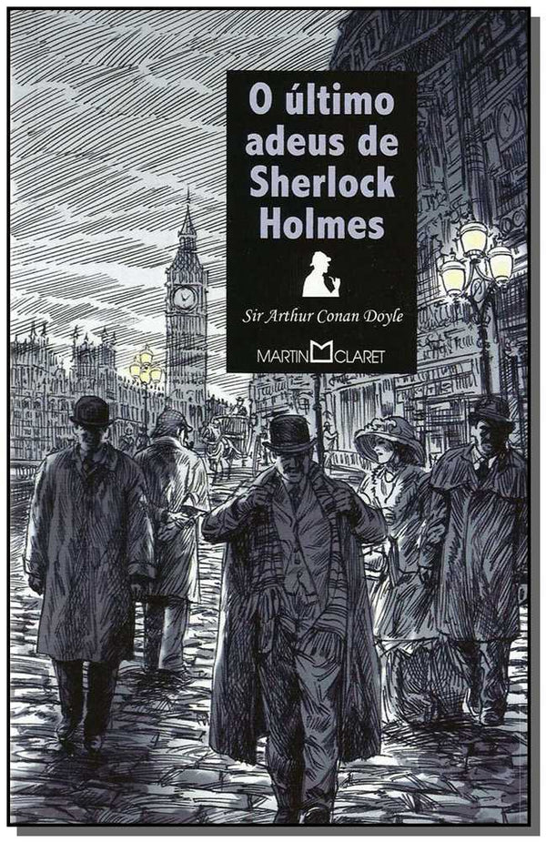 Capa do livro Último Adeus de Sherlock Holms, de Sir Arthur Conan Doyle