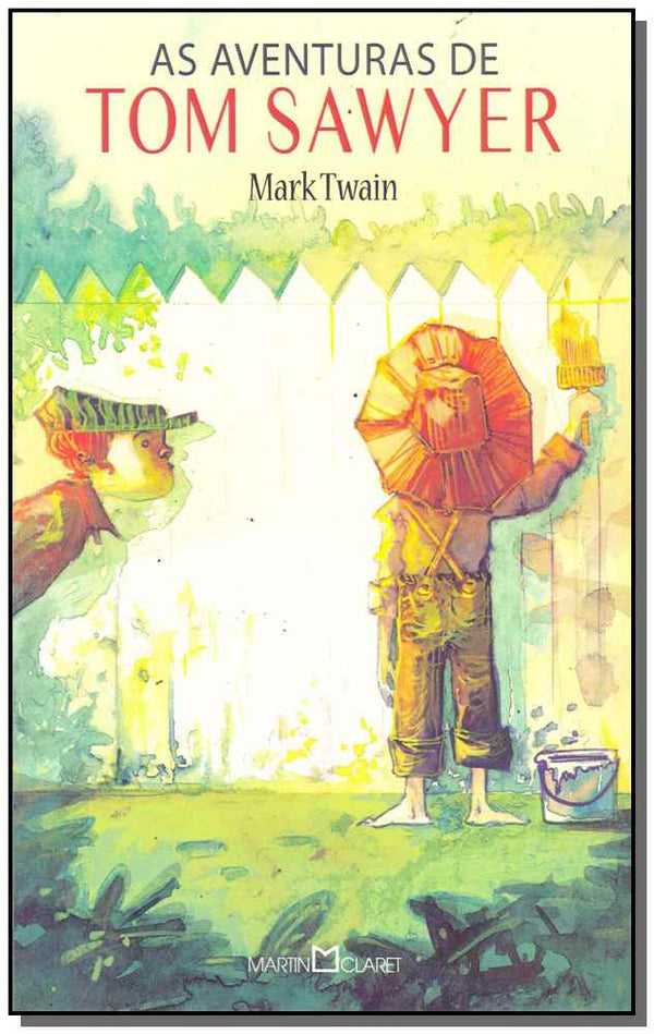 Capa do livro Aventuras de Tom Sawyer, as 01, de Mark Twain