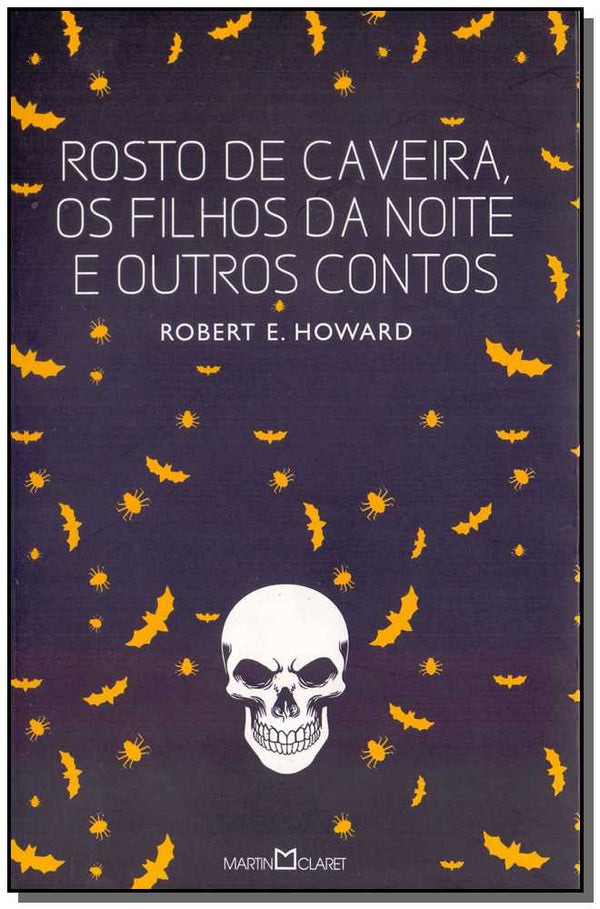 Capa do livro Rosto de Caveira e os Filhos da Noite, de Robert E. Howard