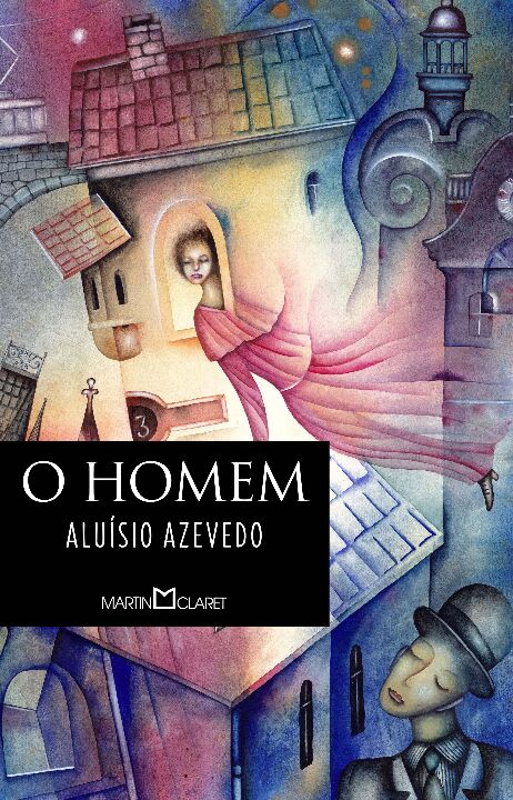 Capa do livro O Homem, de Aluisio Azevedo